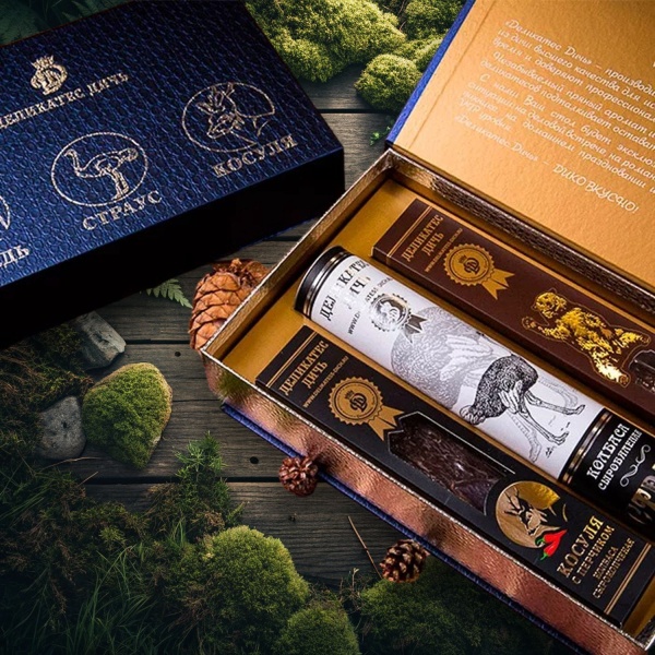 Подарочный набор «Трофей охотника» синий