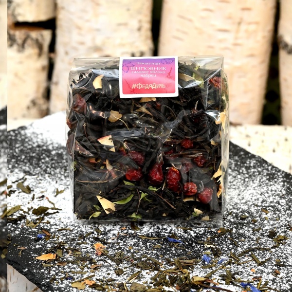 Иван-Чай Шиповник, чабрец, садовое яблоко, ФедяДичь, 50г