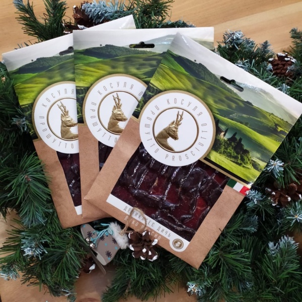 Нарезка «Брезаола» из мяса Косули, 100гр