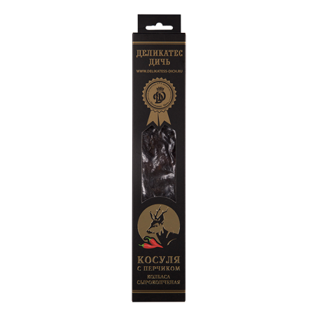 Фото Колбаса из мяса Косули с перчиком в подарочной упаковке от магазина FedyaDich.ru
