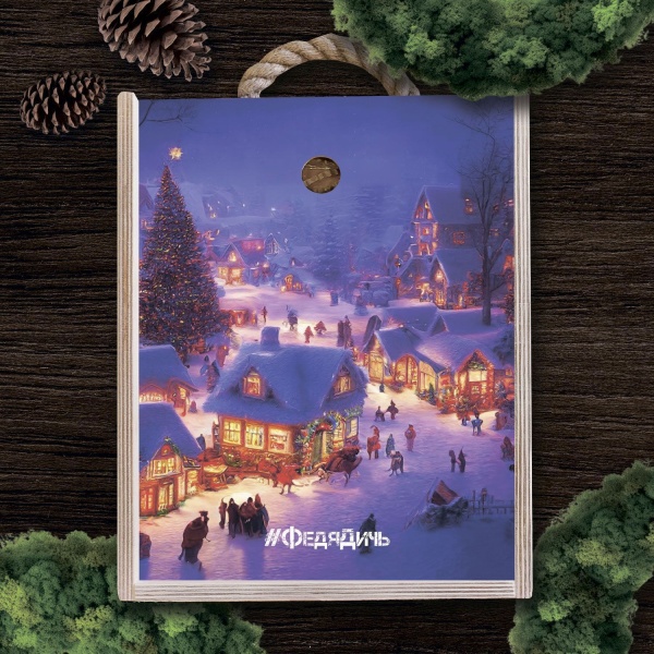 Фото Крышка-картина "Малыш" от магазина FedyaDich.ru