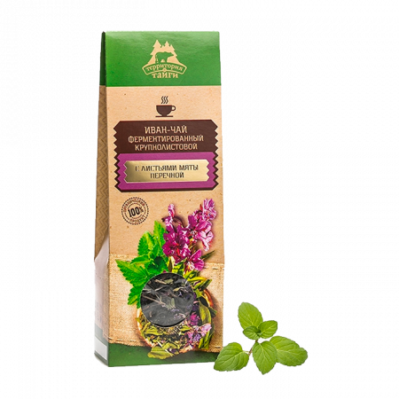 Иван-чай ферментированный крупнолистовой «С листьями мяты перечной»