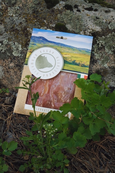 Нарезка "Прошутто" из мяса Кабана, 100 гр