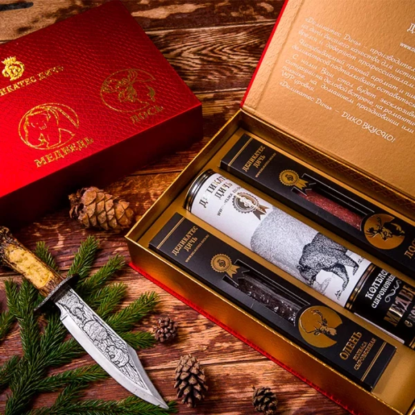 Подарочный набор «Трофей охотника» красный Подарочный набор «Трофей охотника» красный