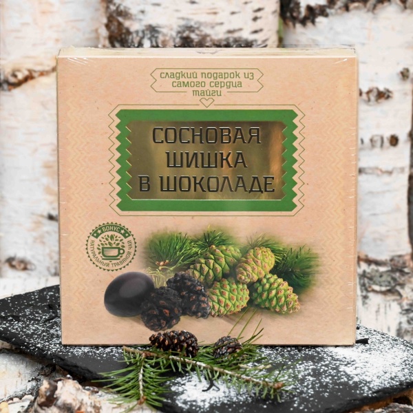 Сосновая шишка в шоколаде