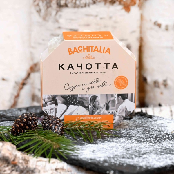 Качотта с лисичками и луком, "Bachitalia"