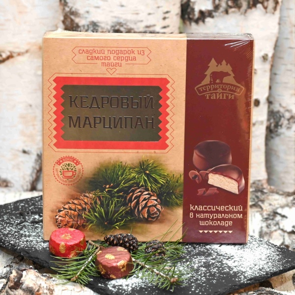 Кедровый марципан в шоколаде