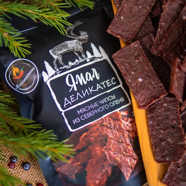 Мясные чипсы из северного оленя