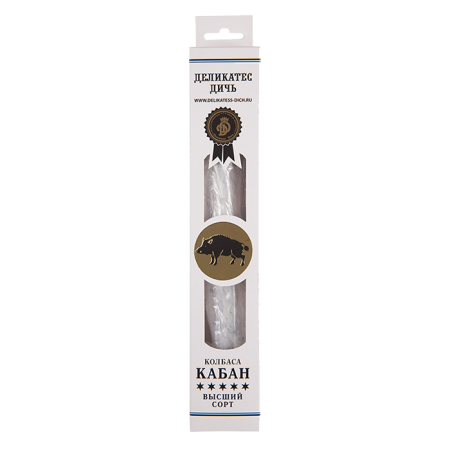 Фото Колбаса из мяса Кабана в имитации плесени в подарочной упаковке от магазина FedyaDich.ru