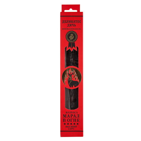 Фото Колбаса из мяса Марала в подарочной упаковке от магазина FedyaDich.ru
