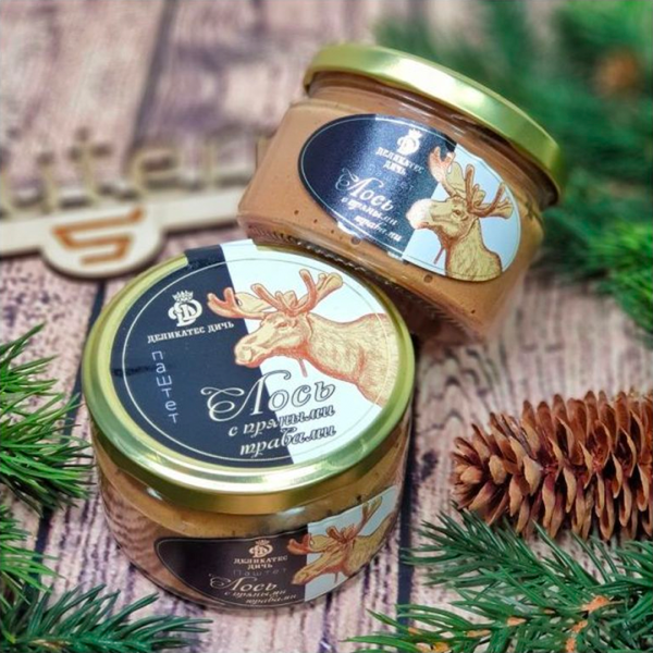 Фото Паштет из мяса лося с пряными травами магазин FedyaDich.ru Фото Паштет из мяса лося с пряными травами от магазина FedyaDich.ru